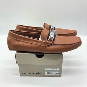 Lacoste Ansted 119 CMA Loafers Tan/Navy Leather